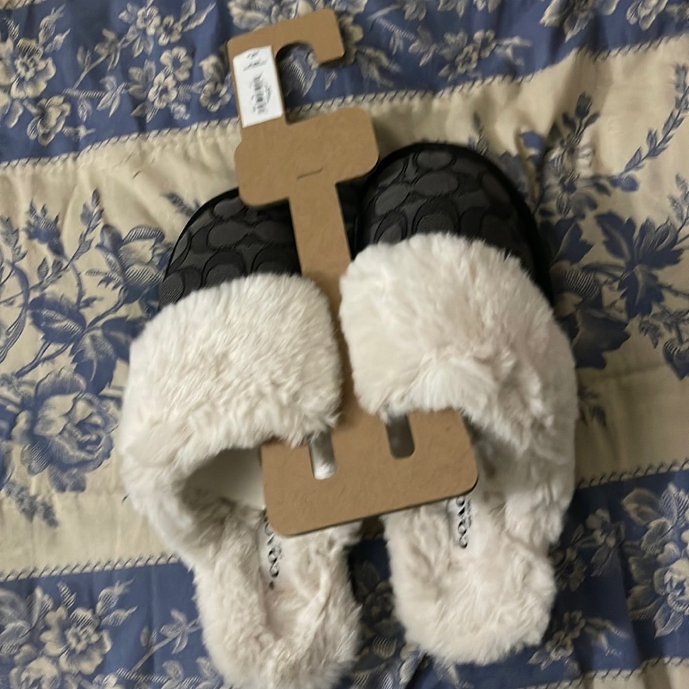 Coach slippers